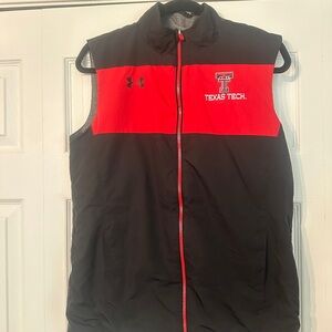 Under Armour Black and Red Texas Tech Vest